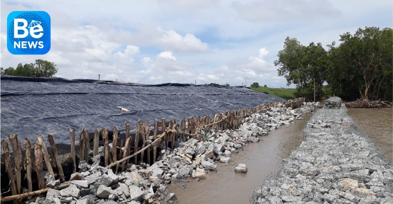 カマウ省：土砂災害防止のための堤防建設に7,000億VNDを請求