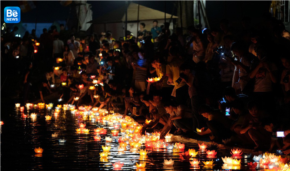 ベトナム仏教教会は、人々はプラスチックの灯籠を流しませんで頼みました1