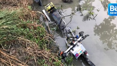 西部の[醜悪な運転手」は警察を逃げられるように堀川飛び下りました。2